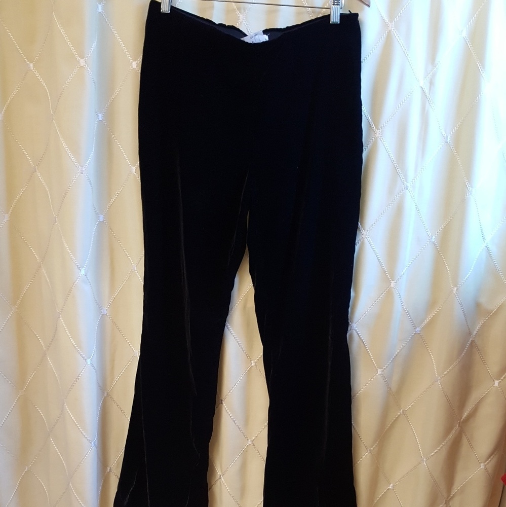Velvet velour pants
